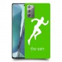 רץ כיסוי מגן קשיח בעיצוב אישי עם השם שלך ל Samsung Galaxy Note20 5G יחידה אחת סקרין מובייל
