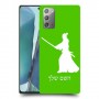 סמוראי כיסוי מגן קשיח בעיצוב אישי עם השם שלך ל Samsung Galaxy Note20 5G יחידה אחת סקרין מובייל