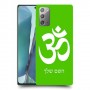 הודו - אום - סמל כיסוי מגן קשיח בעיצוב אישי עם השם שלך ל Samsung Galaxy Note20 5G יחידה אחת סקרין מובייל