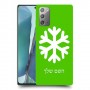 שלג כיסוי מגן קשיח בעיצוב אישי עם השם שלך ל Samsung Galaxy Note20 5G יחידה אחת סקרין מובייל