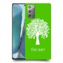 עץ כיסוי מגן קשיח בעיצוב אישי עם השם שלך ל Samsung Galaxy Note20 5G יחידה אחת סקרין מובייל