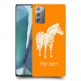 זברה כיסוי מגן קשיח בעיצוב אישי עם השם שלך ל Samsung Galaxy Note20 5G יחידה אחת סקרין מובייל