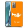 חצוצרה כיסוי מגן קשיח בעיצוב אישי עם השם שלך ל Samsung Galaxy Note20 5G יחידה אחת סקרין מובייל