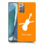 כינור כיסוי מגן קשיח בעיצוב אישי עם השם שלך ל Samsung Galaxy Note20 5G יחידה אחת סקרין מובייל