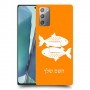 דגים כיסוי מגן קשיח בעיצוב אישי עם השם שלך ל Samsung Galaxy Note20 5G יחידה אחת סקרין מובייל