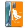 סקִי כיסוי מגן קשיח בעיצוב אישי עם השם שלך ל Samsung Galaxy Note20 5G יחידה אחת סקרין מובייל
