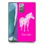 זברה כיסוי מגן קשיח בעיצוב אישי עם השם שלך ל Samsung Galaxy Note20 5G יחידה אחת סקרין מובייל
