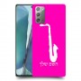 סקספון כיסוי מגן קשיח בעיצוב אישי עם השם שלך ל Samsung Galaxy Note20 5G יחידה אחת סקרין מובייל