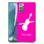 כינור כיסוי מגן קשיח בעיצוב אישי עם השם שלך ל Samsung Galaxy Note20 5G יחידה אחת סקרין מובייל
