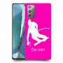 סקִי כיסוי מגן קשיח בעיצוב אישי עם השם שלך ל Samsung Galaxy Note20 5G יחידה אחת סקרין מובייל