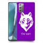 זאב כיסוי מגן קשיח בעיצוב אישי עם השם שלך ל Samsung Galaxy Note20 5G יחידה אחת סקרין מובייל