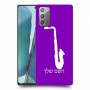 סקספון כיסוי מגן קשיח בעיצוב אישי עם השם שלך ל Samsung Galaxy Note20 5G יחידה אחת סקרין מובייל