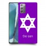 מגן דוד - ישראל כיסוי מגן קשיח בעיצוב אישי עם השם שלך ל Samsung Galaxy Note20 5G יחידה אחת סקרין מובייל