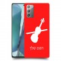 כינור כיסוי מגן קשיח בעיצוב אישי עם השם שלך ל Samsung Galaxy Note20 5G יחידה אחת סקרין מובייל