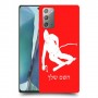 סקִי כיסוי מגן קשיח בעיצוב אישי עם השם שלך ל Samsung Galaxy Note20 5G יחידה אחת סקרין מובייל