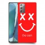 סמיילי כיסוי מגן קשיח בעיצוב אישי עם השם שלך ל Samsung Galaxy Note20 5G יחידה אחת סקרין מובייל