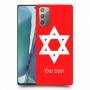 מגן דוד - ישראל כיסוי מגן קשיח בעיצוב אישי עם השם שלך ל Samsung Galaxy Note20 5G יחידה אחת סקרין מובייל