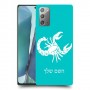 עקרב כיסוי מגן קשיח בעיצוב אישי עם השם שלך ל Samsung Galaxy Note20 5G יחידה אחת סקרין מובייל