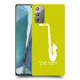 סקספון כיסוי מגן קשיח בעיצוב אישי עם השם שלך ל Samsung Galaxy Note20 5G יחידה אחת סקרין מובייל