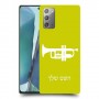 חצוצרה כיסוי מגן קשיח בעיצוב אישי עם השם שלך ל Samsung Galaxy Note20 5G יחידה אחת סקרין מובייל