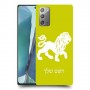 אריה כיסוי מגן קשיח בעיצוב אישי עם השם שלך ל Samsung Galaxy Note20 5G יחידה אחת סקרין מובייל