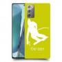 סקִי כיסוי מגן קשיח בעיצוב אישי עם השם שלך ל Samsung Galaxy Note20 5G יחידה אחת סקרין מובייל