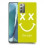 סמיילי כיסוי מגן קשיח בעיצוב אישי עם השם שלך ל Samsung Galaxy Note20 5G יחידה אחת סקרין מובייל