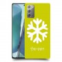 שלג כיסוי מגן קשיח בעיצוב אישי עם השם שלך ל Samsung Galaxy Note20 5G יחידה אחת סקרין מובייל