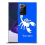 עקרב כיסוי מגן קשיח בעיצוב אישי עם השם שלך ל Samsung Galaxy Note20 Ultra 5G יחידה אחת סקרין מובייל