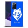 זאב כיסוי מגן קשיח בעיצוב אישי עם השם שלך ל Samsung Galaxy Note20 Ultra 5G יחידה אחת סקרין מובייל