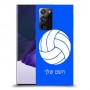 כדורעף - כדור כיסוי מגן קשיח בעיצוב אישי עם השם שלך ל Samsung Galaxy Note20 Ultra 5G יחידה אחת סקרין מובייל
