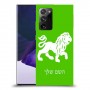 אריה כיסוי מגן קשיח בעיצוב אישי עם השם שלך ל Samsung Galaxy Note20 Ultra 5G יחידה אחת סקרין מובייל