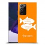 דגים כיסוי מגן קשיח בעיצוב אישי עם השם שלך ל Samsung Galaxy Note20 Ultra 5G יחידה אחת סקרין מובייל