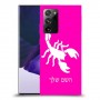 עקרב כיסוי מגן קשיח בעיצוב אישי עם השם שלך ל Samsung Galaxy Note20 Ultra 5G יחידה אחת סקרין מובייל