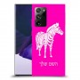 זברה כיסוי מגן קשיח בעיצוב אישי עם השם שלך ל Samsung Galaxy Note20 Ultra 5G יחידה אחת סקרין מובייל