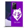 זאב כיסוי מגן קשיח בעיצוב אישי עם השם שלך ל Samsung Galaxy Note20 Ultra 5G יחידה אחת סקרין מובייל
