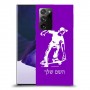 ילד סקייטבורד כיסוי מגן קשיח בעיצוב אישי עם השם שלך ל Samsung Galaxy Note20 Ultra 5G יחידה אחת סקרין מובייל
