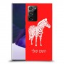 זברה כיסוי מגן קשיח בעיצוב אישי עם השם שלך ל Samsung Galaxy Note20 Ultra 5G יחידה אחת סקרין מובייל
