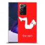 אימון ספורט - אישה כיסוי מגן קשיח בעיצוב אישי עם השם שלך ל Samsung Galaxy Note20 Ultra 5G יחידה אחת סקרין מובייל