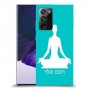 יוגה כיסוי מגן קשיח בעיצוב אישי עם השם שלך ל Samsung Galaxy Note20 Ultra 5G יחידה אחת סקרין מובייל