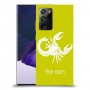 עקרב כיסוי מגן קשיח בעיצוב אישי עם השם שלך ל Samsung Galaxy Note20 Ultra 5G יחידה אחת סקרין מובייל