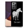 זברה כיסוי מגן קשיח בעיצוב אישי עם השם שלך ל Samsung Galaxy Note20 Ultra יחידה אחת סקרין מובייל