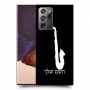 סקספון כיסוי מגן קשיח בעיצוב אישי עם השם שלך ל Samsung Galaxy Note20 Ultra יחידה אחת סקרין מובייל
