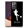 כדורגל - אישה כיסוי מגן קשיח בעיצוב אישי עם השם שלך ל Samsung Galaxy Note20 Ultra יחידה אחת סקרין מובייל