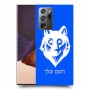 זאב כיסוי מגן קשיח בעיצוב אישי עם השם שלך ל Samsung Galaxy Note20 Ultra יחידה אחת סקרין מובייל