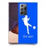 כדורגל - אישה כיסוי מגן קשיח בעיצוב אישי עם השם שלך ל Samsung Galaxy Note20 Ultra יחידה אחת סקרין מובייל