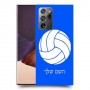 כדורעף - כדור כיסוי מגן קשיח בעיצוב אישי עם השם שלך ל Samsung Galaxy Note20 Ultra יחידה אחת סקרין מובייל
