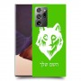 זאב כיסוי מגן קשיח בעיצוב אישי עם השם שלך ל Samsung Galaxy Note20 Ultra יחידה אחת סקרין מובייל