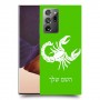 עקרב כיסוי מגן קשיח בעיצוב אישי עם השם שלך ל Samsung Galaxy Note20 Ultra יחידה אחת סקרין מובייל