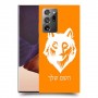 זאב כיסוי מגן קשיח בעיצוב אישי עם השם שלך ל Samsung Galaxy Note20 Ultra יחידה אחת סקרין מובייל